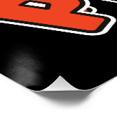 Dino Pride logo Perfect Poster (Hoek)