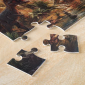 Dino Puzzle Customizable T-Rex Birthday (Côté)