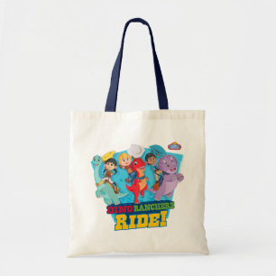 Dino Ranch De ranchers rijden! Tote Bag