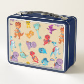 Dino Ranch | Een dinosaurus avontuur patroon (Achterkant)