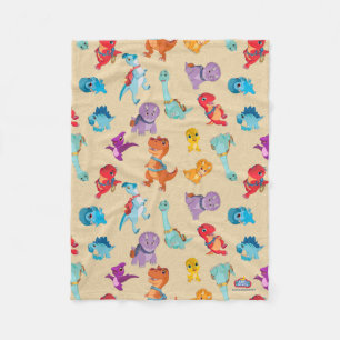 Dino Ranch Een dinosaurus avontuur patroon Fleece Deken