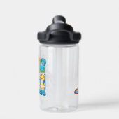 Dino Ranch | Leuke en kleurrijke dinosaurus Waterfles (Achterkant)