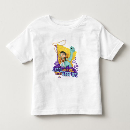 Dino Ranch | Min en Clover Kinder Shirts (Voorkant)