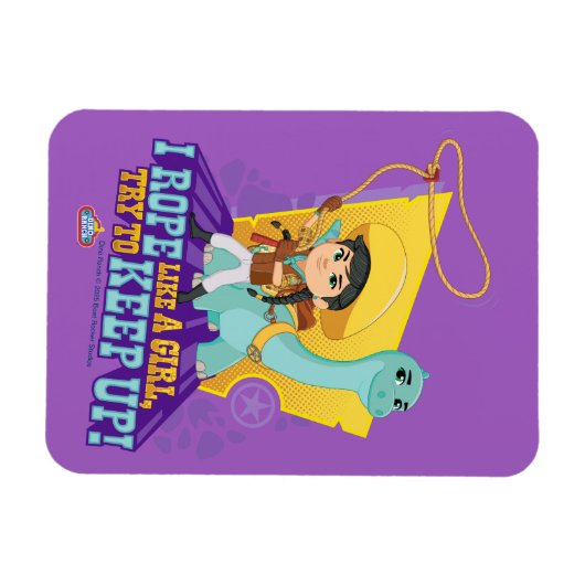 Dino Ranch | Min en Clover Magneet (Horizontaal)