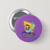 Dino Ranch | Min en Clover Ronde Button 5,7 Cm (Voorkant /achterkant)
