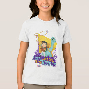 Dino Ranch Min en Clover Tri-Blend Shirt