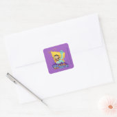 Dino Ranch | Min en Clover Vierkante Sticker (Envelop)