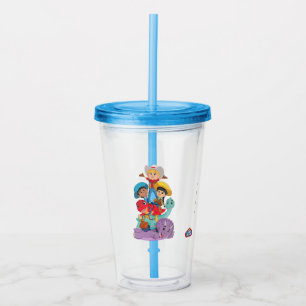 Dino Ranch Vrienden Acryl Drinkbeker