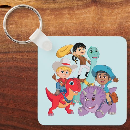 Dino Ranch Yee Haw! Sleutelhanger (Voorkant)