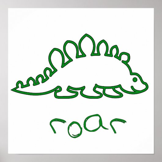 Dino Roar Poster (Voorkant)