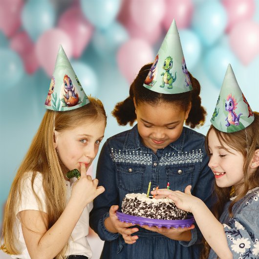 Dino Roar Verjaardag Bash Party Pet Feesthoedjes