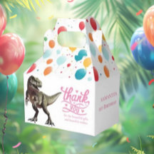 Dino Roze Meisje Favor Box