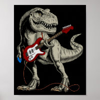 Dino-saurus Akoestische Elektrische B Gitaarspeler