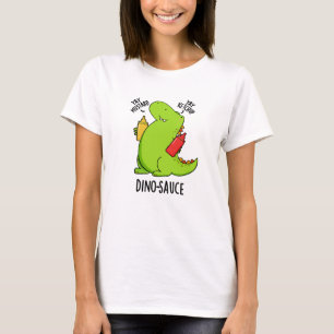 Dino-saus Mopshond Dinosaurus-spreekwoord  T-shirt