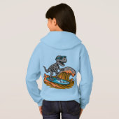 Dino Skull Île Graphique T-Shirt (Dos entier)