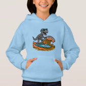 Dino Skull Île Graphique T-Shirt (Devant)