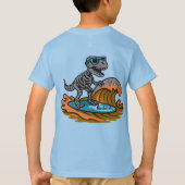 Dino Skull Île Graphique T-Shirt (Dos)