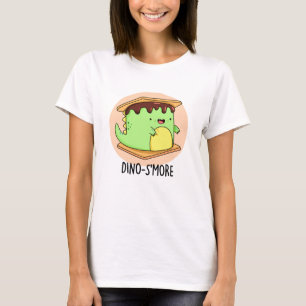 Dino-smore Funny Dinosaur Smore Pun T-shirt