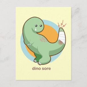 Dino Sore Briefkaart