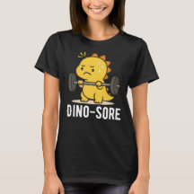 Dino Sore Grappige Dinosaurus Gym T-Shirt