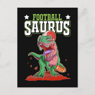 Dino Sport Amerikaans Football met Trex Briefkaart