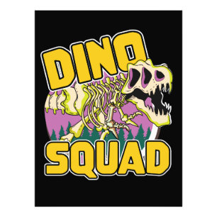 Dino Squad logo Foto Afdruk