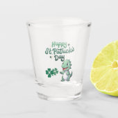 Dino St. Patrick's Day Mok Shot Glas (Voorkant)