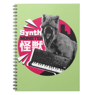 Dino Synth Musician Notitieboek