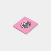 Dino Synthesizer - Muziekmonster Post-it® Notes (Schuin)