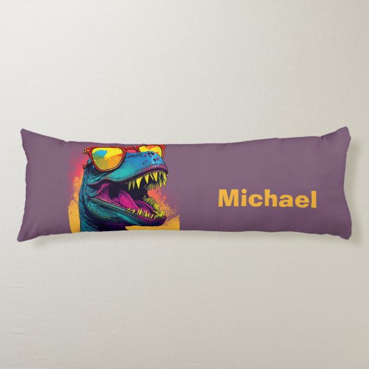 Dino T Rex Kinder Body Pillow Lichaamskussen (Voorkant)