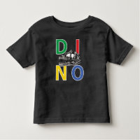 DINO - T-shirt Jersey fin pour bébé noir