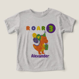 Dino-tastic Verjaardag Party Boy Peuter T-Shirt