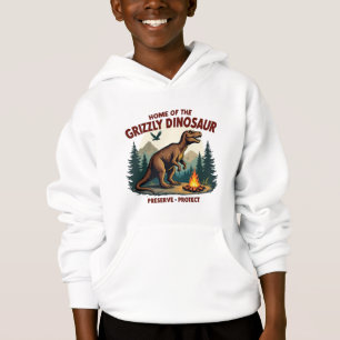 Dino-thema Kinderen Hoodie met Fun Dinosaur Design