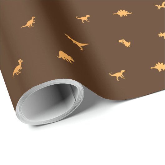 Dino-Thema voor de Verjaardag van Kinderen, Sinaas Cadeaupapier (Rol Hoek)