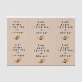 Dino Tissue Paper Tissuepapier