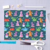 Dino tissuepapier (Craft)
