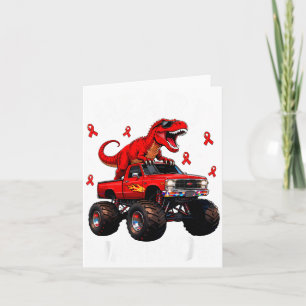 Dino Trex Jongens Peuter Hart Krijger Hartziekte Kaart