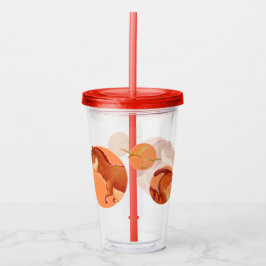 Dino Tumbler Acryl Drinkbeker