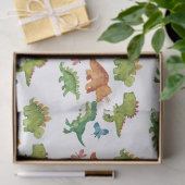 Dino Two rex 2nd boy Dinosaur birthday party Tissuepapier (Geschenk)