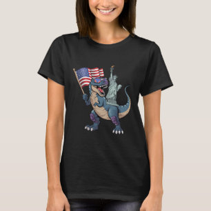 Dino Vrijheidsbeeld 4 juli Funny Boys Amer T-shirt
