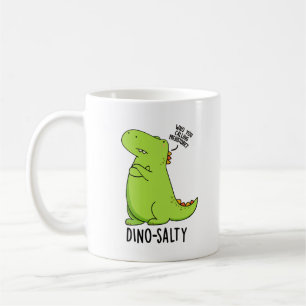 Dino-zoutige Grappige Dinosaur Pun Koffiemok
