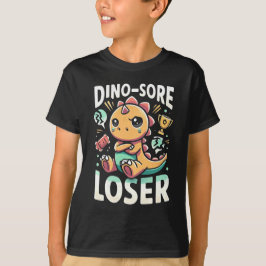 "Dino-zure loser" van kinderen - Sad Dinosaurus De T-shirt