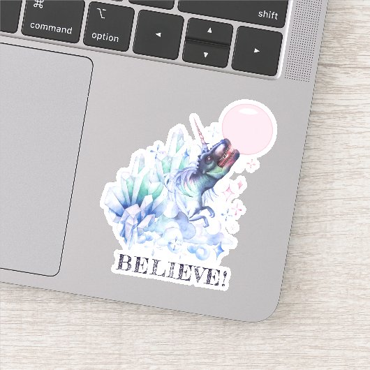 Dinocorn Bubblegum | Fantasy Geloof Unisaur Sticker (Detail)