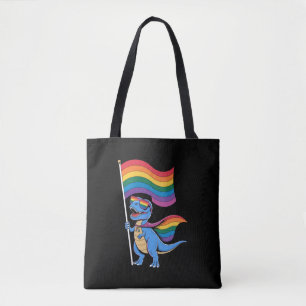 DinoHomo Regenboogvlag  Draagtas