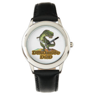Dinomite Dad Horloge