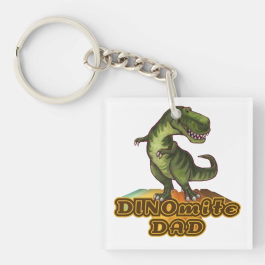 Dinomite Dad Sleutelhanger (voorkant)