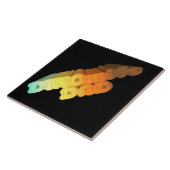 Dinomite Dad Words Tegeltje (Zijkant)