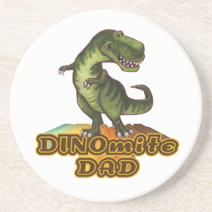 Dinomite Dad Zandsteen Onderzetter