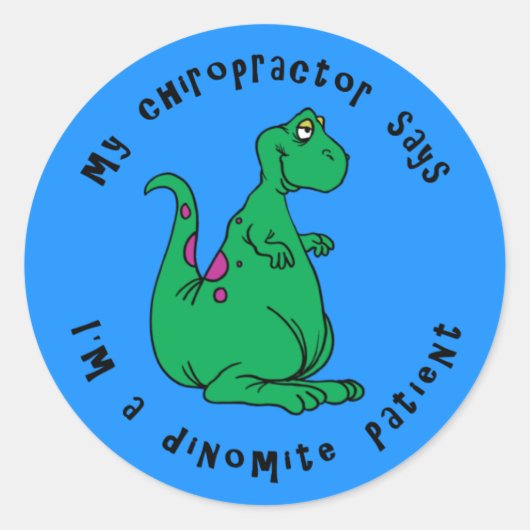Dinomite-Stickers Ronde Sticker (Voorkant)