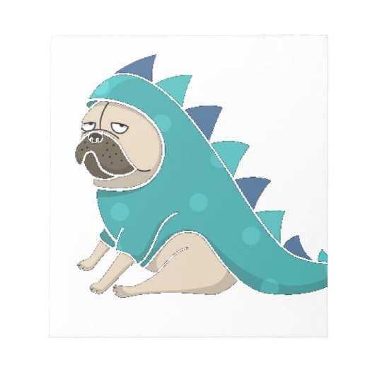 dinopug notitieblok (Voorkant)